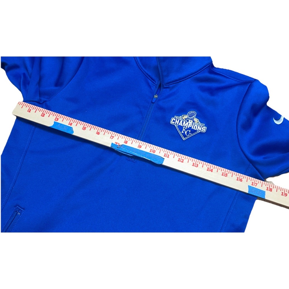Nike Golf Therma Fit 2015 Kansas City Royals World Series Champion 1/4 Zip Small - Picture 9 of 9